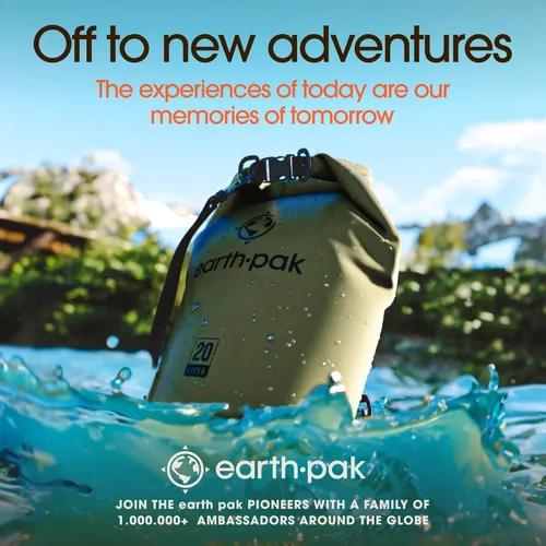 Miniatura 9 de Earth Pak Bolsa Seca Impermeable - Mochila Impermeable de Cierre Enrollable Superior Mantiene el Equipo Seco para Kayak con Funda Impermeable