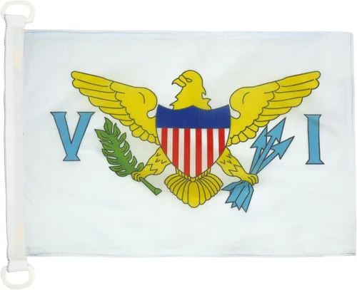 Miniatura 128 de Bandera Náutica Venezuela 18'' x 12'' - Banderas Venezolanas 11.8 x 17.7 in - Banner 12x18 in para barco - AZ FLAG