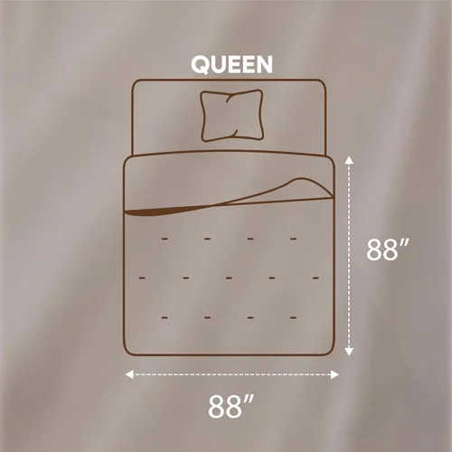 Miniatura 8 de Utopia Bedding Edredones tamaño Queen, relleno de edredón para todas las estaciones, edredón de plumón alternativo con pestañas en las esquinas, Gris