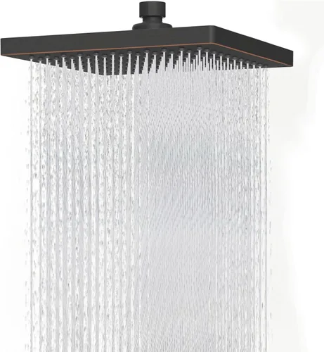 Miniatura 17 de Hibbent Cabezal de ducha filtrado de metal, cabezal de ducha de lluvia de alta presión de 6 pulgadas, filtro de ducha de 20 etapas para suavizador