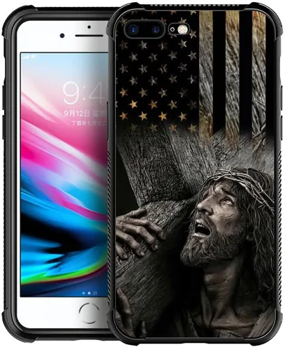 Miniatura 68 de DAIZAG Compatible con iPhone 13 Pro Max, Funda de TPU Protectora Anti-Arañazos Todo En Uno, Fundas para Hombre Mujer - Motivo de Madera Americana