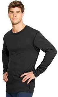 Miniatura 3 de Duofold Camisa térmica de absorción de peso medio para hombre, Azul Marino