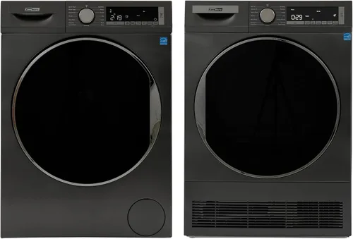 Miniatura 11 de Conserv 2.2 cf 120 V Lavadora y 4 Cf 220V Secadora Condensación Fabricada en Europa (Negro Mate)