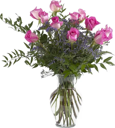 Miniatura 2 de Floral Supply Online Florero de Jardín de Primavera de 10 5/8" y Folleto Guía de Flores - Florero Decorativo de Vidrio para Arreglos Florales