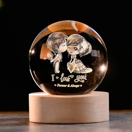 Miniatura 9 de Esfera de cristal 3D con figuras de tigre en bola de cristal de 60 mm. Decoración de tigre blanco coleccionable, esfera de nieve, regalo de esfera