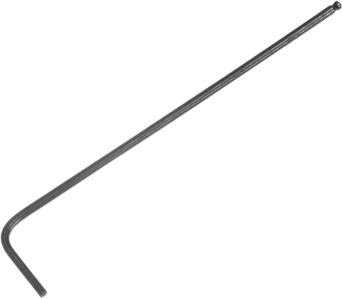 Miniatura 19 de uxcell Llave de llave hexagonal de extremo de bola de 0.059 in, herramienta de reparación CR-V en forma de L de brazo largo Tono plateado