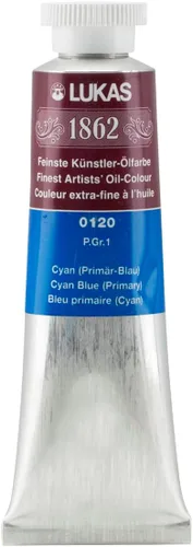 Miniatura 119 de Lukas 1862 Pintura al Óleo para Artistas Profesionales - Colores Tierra Amarillentos, 37 mL - Juego de 4 - Destacada Resistencia a la Luz, Sin