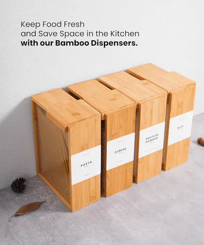 Miniatura 6 de APT 1101 Dispensador de alimentos 2L Organizadores y almacenamiento de cocina Contenedores de alimentos y dispensador de cereales