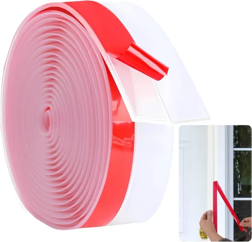 Miniatura 8 de Cierre de puerta para clima para máximas brechas 13mm - 1.38'' W x 20' L Tapón de corriente de puerta para marco inferior de puerta Ventana