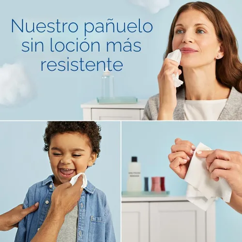 Miniatura 5 de Puffs - Pañuelos faciales ultra suaves, 1 caja de tamaño familiar, 124 pañuelos faciales por caja