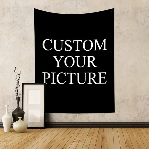 Miniatura 13 de Canessioa Tapiz personalizado para cargar imágenes personalizadas, tapiz personalizado, pancarta, logotipo, diseño de texto, tapiz para colgar