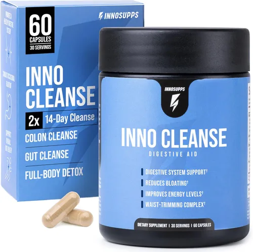 Inno Cleanse - Compuesto de adelgazamiento de cintura | Apoyo y ayuda al sistema digestivo | Reducción de inflamación | Mejora los niveles de