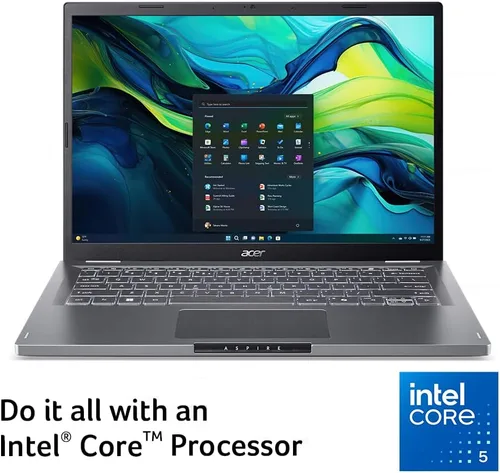Miniatura 2 de acer Aspire 14 Laptop WUXGA 1920 x 1200 IPS de 14.0 pulgadas, procesador Intel Core 5 120U, gráficos Intel, LPDDR5 de 16 GB, SSD Gen4 de 512 GB