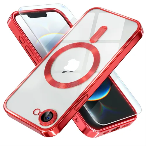 Miniatura 11 de Misea Funda magnética para iPhone 14 compatible con MagSafe [nunca amarillenta] [protección contra caídas de grado militar] protector completo