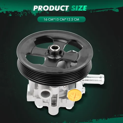 Miniatura 7 de SCITOO Bomba de dirección asistida, con polea, 2007-2012 para Dodge Caliber, 2007-2017 para Jeep Compass, 2007-2017 para Jeep Patriot, reemplazo #