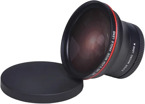 Miniatura 8 de Lente gran angular HD profesional de 2.047 in 0.43x con porción macro para cámaras DSLR Nikon D7100 D7000 D5500 D5300 D5200 D5100 D3300 D3200 D3100