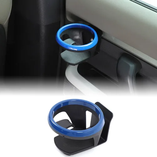Miniatura 12 de Portavasos para automóvil compatible con Land Rover Defender 90 110 130 2020-2025 Expansor para bebidas Portavasos de expansión de puerta de agua