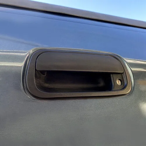 Miniatura 4 de Manija de portón trasero para Toyota para Tundra Base/Limited/SR5 2000-2006 Puerta trasera para coche texturizado camión trasero negro 690900C030