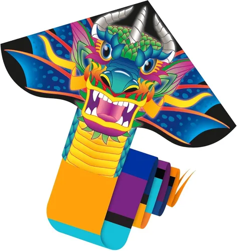 WindNSun Delta XLT Dragon 70012 - Cometa de nailon de 40 pulgadas de ancho