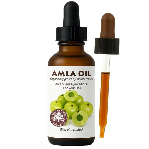 Best Nature's Cosmetics Aceite de amla indio puro y natural – Aceite de grosella espinosa india – Nutre el cuero cabelludo – Acondiciona el cabello