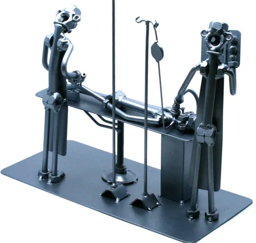 Miniatura 4 de Regalo de cirujano ortopédico personalizado, Tuercas y pernos escultura coleccionables, arte de metal reciclado, cumpleaños, regalo de jubilación l