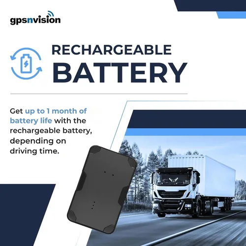 Miniatura 5 de Rastreador GPS magnético pequeño para vehículos, batería recargable de 1 mes, pequeño dispositivo de seguimiento oculto en tiempo real