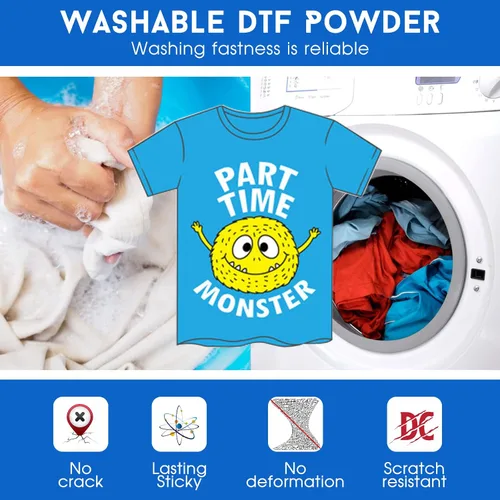 Miniatura 4 de Yamation DTF Polvo Adhesivo Blanco 35.2OZ/ 1kg Polvo de Transferencia DTF Adhesivo Termofusible se Aplica a Todas las Impresoras de Transferencia