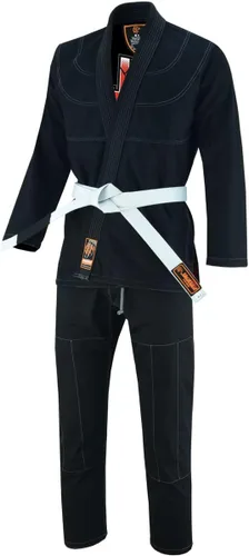 Miniatura 5 de Submission Fighters Interior Sublimado Pro Brazilian Jiu Jitsu BJJ Kimono Gi Uniforme Unisex Cinturón incluido
