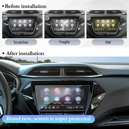 Miniatura 5 de SKTU Protector de pantalla para Chevy Trailblazer 2021 2022 2023 8 pulgadas Navigation 2022 2023 Chevy Trailblazer accesorios
