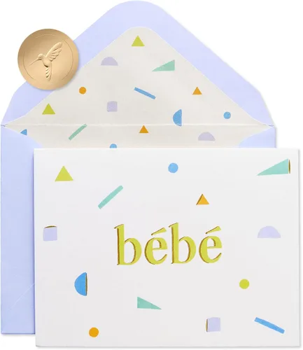 Miniatura 6 de Papyrus Tarjeta de baby shower (abundancia de buenos deseos)