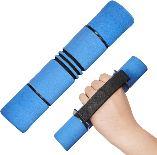 Miniatura 9 de Yes4All - Juego de pesas ajustables de mano para mancuernas de 2 piezas, perfectas para caminar o ejercicio de viaje para mujeres con correas