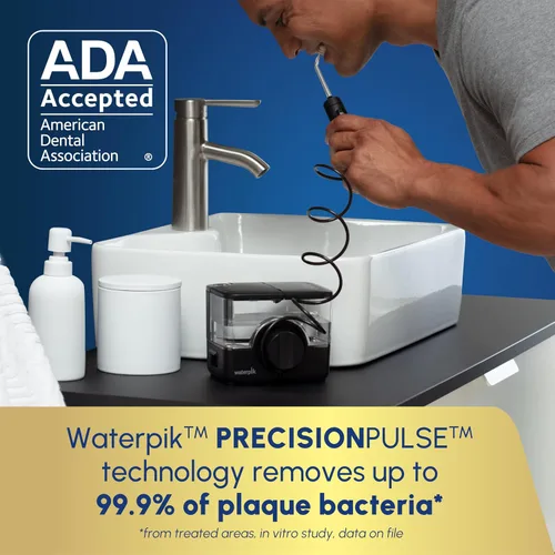 Miniatura 4 de Waterpik ION - Irrigador dental profesional, recargable y portátil para dientes, encías, aparatos ortopédicos, 10 ajustes, 7 puntas de irrigación