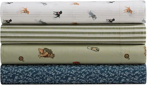 Miniatura 139 de Eddie Bauer - Juego de ropa de cama de percal de algodón, decoración fresca y elegante para el hogar, sábanas de tamaño King