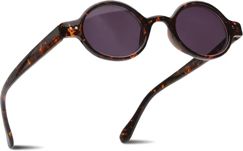 Miniatura 17 de 2SeeLife Gafas de lectura pequeñas y redondas TR-90 para hombres y mujeres - Ajuste estrecho-medio, marco resistente, bisagras de resorte, lectores