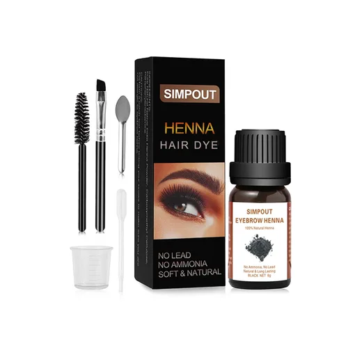Miniatura 8 de Polvo de Henna para Cabello Puramente Natural, 6 gramos, Kit de Henna para Coloración Instantánea, Coloración Profesional para Salones y Uso