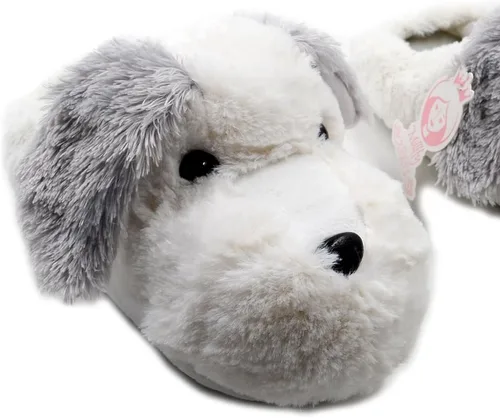 Miniatura 4 de Millffy Lindas pantuflas de peluche para cachorros, pantuflas de felpa suave para perros
