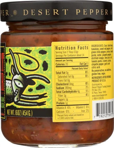 Miniatura 2 de Desert Pepper Trading Salsa Maíz Frijol Negro Pimienta Roja- 16 oz - 2 piezas