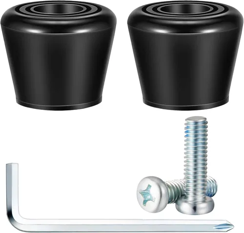 El juego de 5 tapones para patinaje incluye 1 par de tapones de parada para patines, freno de goma, 1 llave práctica y 2 tornillos
