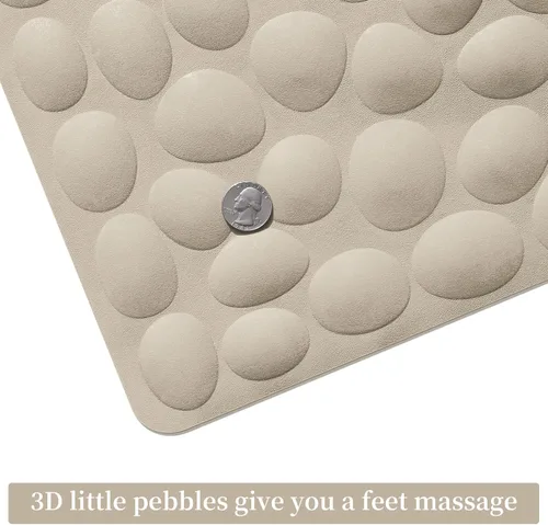 Miniatura 5 de OTHWAY Alfombra de Bañera Antideslizante, Alfombra de Baño de Goma para Niños y Bebés, 16x31.5 pulgadas Alfombras de Baño Grandes para Bañera