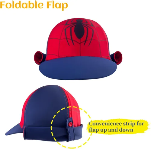 Miniatura 4 de Gifts Treat Sombrero de legionario para niños, protección solar UPF 50+, gorro de natación con solapa para niños, sombrero de sol de secado rápido