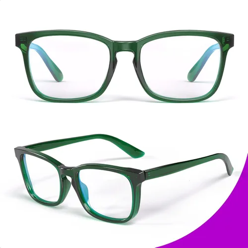 Miniatura 3 de VISOONE - Lentes cuadrados con bloqueo de luz azul y antireflejante para computadora, videojuegos; para mujeres y hombres MONTANA