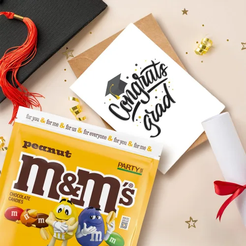 Miniatura 9 de M&M'S Dulces de Chocolate con Leche y Maní Paquete a Granel, Tamaño de Fiesta, Bolsa de 38 oz