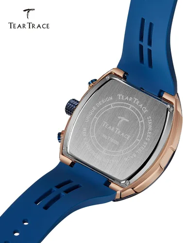 Miniatura 9 de Relojes para hombre con correa de silicona analógico de cuarzo impermeable cronógrafo luminoso Tonneau relojes para hombre, vestido deportivo