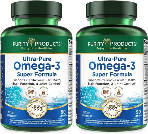 Miniatura 5 de Purity Products - Cápsulas blandas Ultra Pure Omega 3 Super Formula 90
