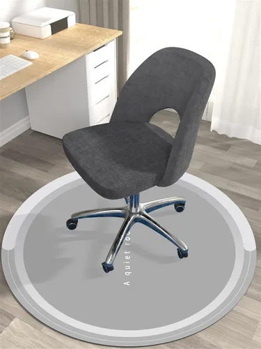 Miniatura 4 de Tapete redondo para silla de oficina, tapete para silla de piso de madera dura, tapete para silla de juegos, tapete para silla de oficina para Azul
