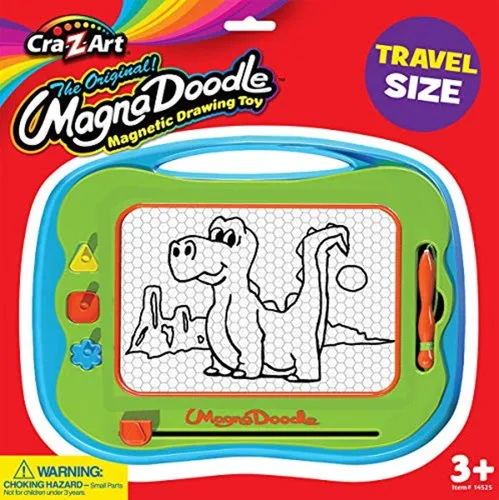 Cra-Z-Art Travel Magna Doodle - 50 años de diversión creativa - Juguete clásico de tablero magnético de dibujo, a partir de 3 años