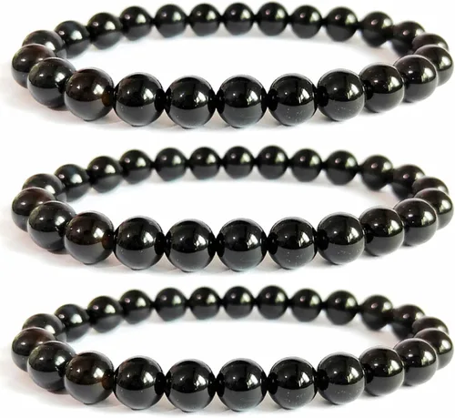 Miniatura 17 de Tigers Eye Protection Handmade Bracelet Best Present For Men Women Attract Wealth Chakra Feng Shui Stretchy Beaded Bracelets Lucky Friendship