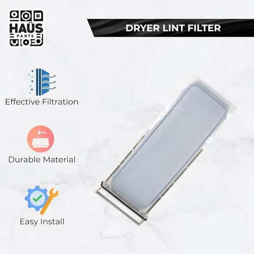 Miniatura 4 de 339392 339392V Reemplazo de pantalla de filtro de pelusa para secadora – Compatible con Whirlpool, Kenmore, Roper – Reemplaza, 337133, 337448