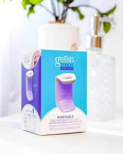 Miniatura 4 de Gelish Luz LED Mini Touch – Luz de curado LED portátil y recargable para puntas Soft Gel™ y reparaciones rápidas de uñas de gel, activación táctil