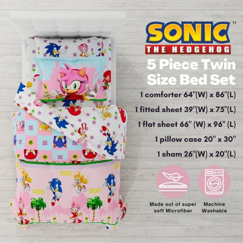 Miniatura 242 de Franco - Juego de edredón y sábanas supersuaves con funda, para niños, 7 piezas, tamaño matrimonial, Five Nights At Freddy's Cinco noches en Freddy's
